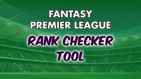 fpl live rank|Please enter any FPL id to get started .